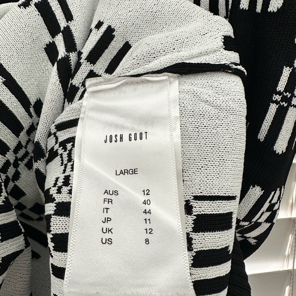 Josh Goot Black and White Sweater Dress - Picture 4 of 5